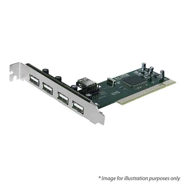 Belkin 5 Port USB 2.0 PCI Card 4 Int / 1 Ext Ports